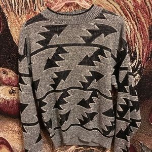 Geometric vintage sweater